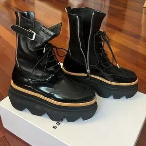 Sacai | Shoes | Sacai Wingtip Engineer Sock Boot | Poshmark